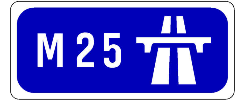 M25 Motorway Logo