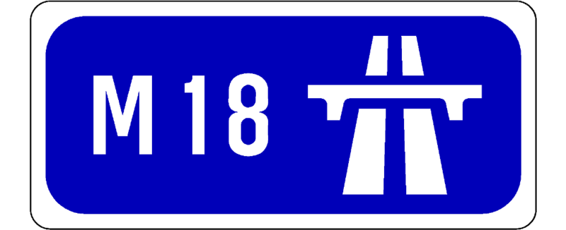 M18 Motorway Logo