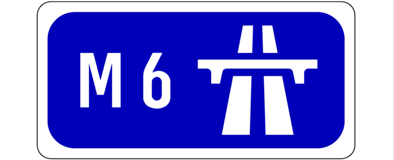 M6 Motorway Logo